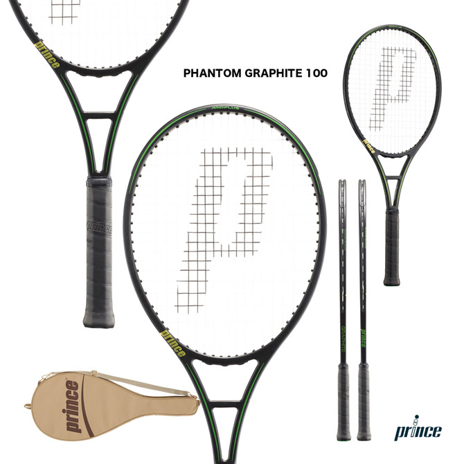 ガット 張り代 送料無料 2020年発売モデル プリンス prince テニスラケット 100 お見舞い グラファイト ファントム PHANTOM 期間限定特別価格 GRAPHITE 7TJ108