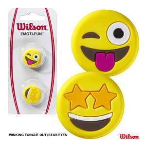 EC\ Wilson U~ WINKING TONGUE OUT/STAR EYES DAMPENER WR8405201001