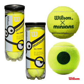 ウイルソン Wilson テニスボール MINIONS STAGE 1 TBALL（ミニオンズ ステージ 1 Tボール） 3球入 1缶 WR8202501001