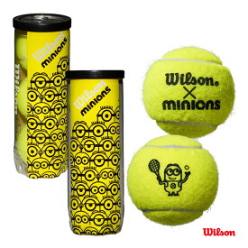 ウイルソン Wilson テニスボール MINIONS TENNIS BALLS（ミニオンズ テニス ボール） 3球入 1缶 WR8202401001
