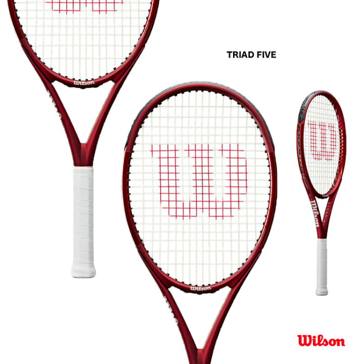 楽天市場】ウイルソン Wilson テニスラケット トライアド ファイブ 