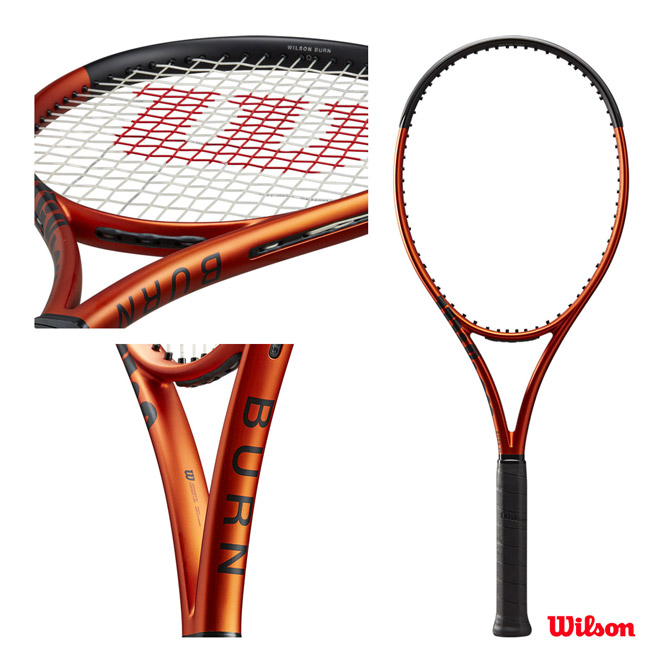 楽天市場】ウイルソン Wilson テニスラケット バーン 100 V5.0 BURN