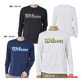ウイルソン Wilson テニスウェア メンズ クルーネック長袖Tシャツ 443212