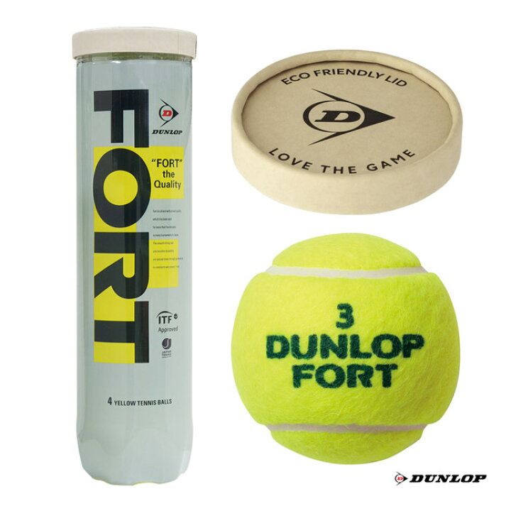 楽天市場】ダンロップ DUNLOP テニスボール DUNLOP FORT（ダンロップ 