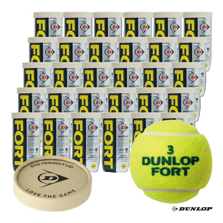 楽天市場】ダンロップ DUNLOP テニスボール DUNLOP FORT（ダンロップ 
