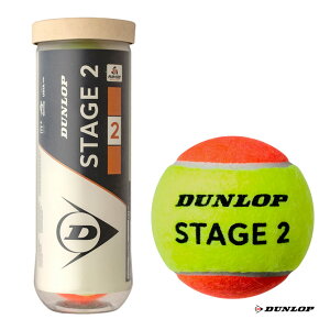 �_�����b�v DUNLOP �e�j�X�{�[�� STAGE 2 ORANGE�i�X�e�[�W 2 �I�����W�j 3���� 1�� STG2ORE3PET