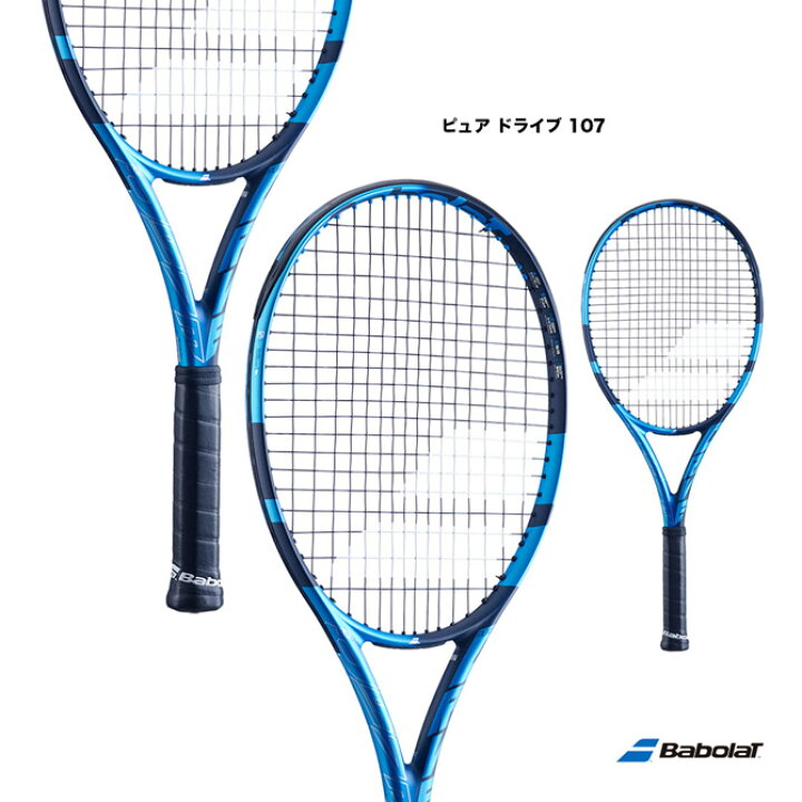 楽天市場】バボラ BabolaT テニスラケット ピュア ドライブ 107 PURE 