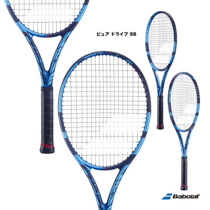 楽天市場】バボラ BabolaT テニスラケット ピュア ドライブ 98 PURE 
