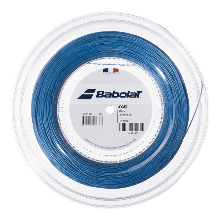楽天市場】バボラ BabolaT テニスガット ロール エクセル（Xcel） 125 