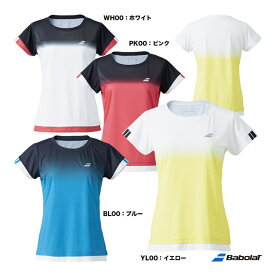 バボラ BabolaT テニスウェア レディス CLUB ショートスリーブシャツ BWG2332C