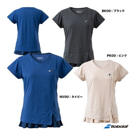 バボラ BabolaT テニスウェア レディス VS SHORT SLEEVE SHIRT BWG3320