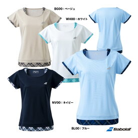 バボラ BabolaT テニスウェア レディス PURE SHORT SLEEVE SHIRT BWG3328