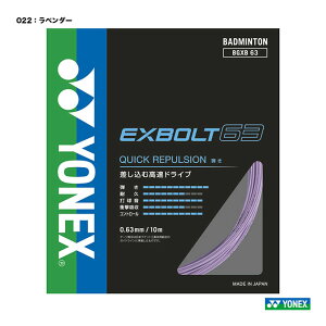 ���l�b�N�X YONEX �K�b�g �o�h�~���g���p �P���� �G�N�X�{���g63�iEXBOLT63�j 0.63 ���x���_�[ BGXB63�i022�j
