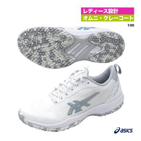 アシックス asics テニスシューズ レディス PRESTIGELYTE 5 OC（WIDE） 1043A022（100）