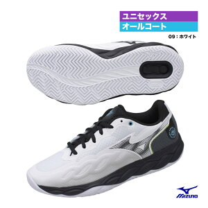 ミズノ MIZUNO テニスシューズ ユニセックス ウエーブエンフォースコート WIDE AC 61GA243009