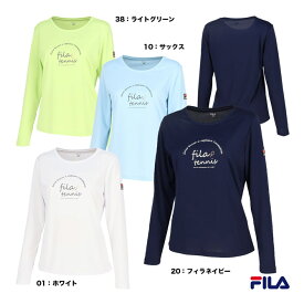 フィラ FILA テニスウェア レディス グラフィックロングスリーブTシャツ VL2817