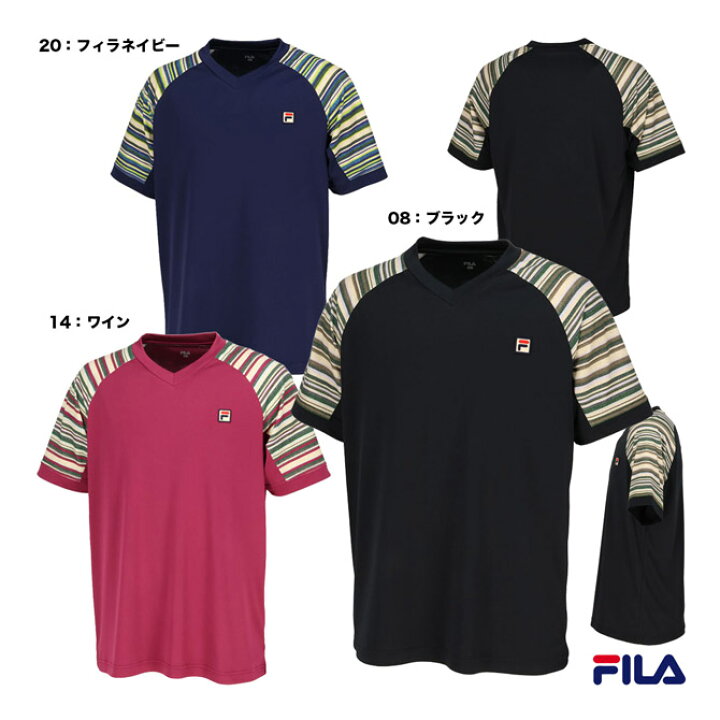 【予約】フィラ FILA テニスウェア メンズ ゲームシャツ VM5620 テニスジャパン 