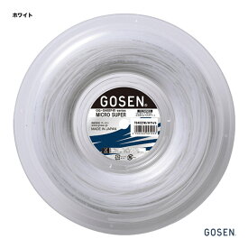 ゴーセン GOSEN テニスガット ロール オージー・シープ（OG-SHEEP） ミクロスーパー15L（MICRO SUPER15L） 135 ホワイト TS4022