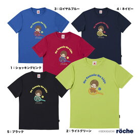 ローチェ roche テニスウェア ユニセックス モンチッチ×roche コラボTシャツ M0071