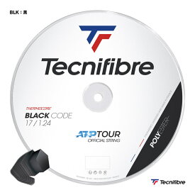 テクニファイバー Tecnifibre テニスガット ロール ブラックコード（BLACK CODE） 124 黒 TFSR401（124bk）