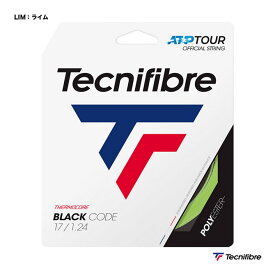テクニファイバー Tecnifibre テニスガット 単張り ブラックコード（BLACK CODE） 124 ライム TFSG401（124lm）