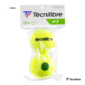 テクニファイバー Tecnifibre テニスボール ＃1 BALL stage1（ステージ1） 2球入 1パック TBP2GR1