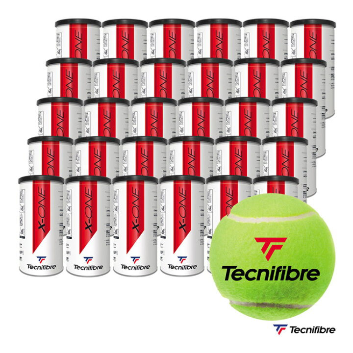 楽天市場 テクニファイバー Tecnifibre テニスボール X One エックス ワン 2球入 1箱 30缶 60球 Tba2xe1 テニスジャパン 楽天市場店