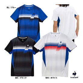 ルコックスポルティフ LCS テニスウェア メンズ グラデーションゲームシャツ QTMXJA03