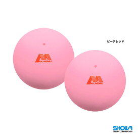 ショーワ SHOWA ソフトテニスボール アカエムボール 1袋（2球入） ピーチレッド M-30100