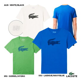 ラコステ LACOSTE テニスウェア メンズ コットンブレンドウルトラドライロゴプリントTシャツ TH2042