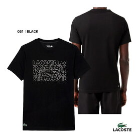 ラコステ LACOSTE テニスウェア メンズ ネーム＆ワニロゴグラフィックドライTシャツ TH7505