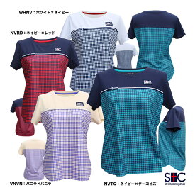セントクリストファー St.Christopher テニスウェア レディス ピエドプルリボンゲームシャツ STC-BCW6423