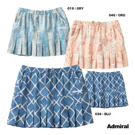 アドミラル Admiral テニスウェア レディス グラフィックプリーツスコート ATLA504