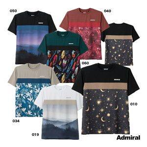 アドミラル Admiral テニスウェア メンズ フロントライングラフィック TEE ATMA515