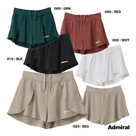アドミラル Admiral テニスウェア レディス サイドフラップレイヤードショーツ ATLA545