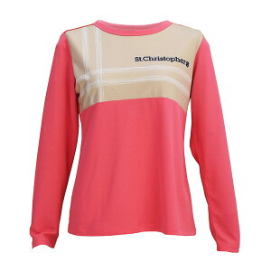 St.christopher〔セントクリストファー〕レディス クロスラインロングスリーブシャツ BDW6467(CR)
