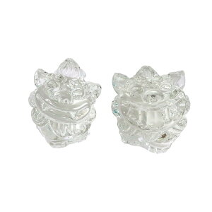 沖縄 ガラス シーサー 海のかけら 選べる4色 ガラス細工 守り神 オーナメント インテリア お土産 ギフト