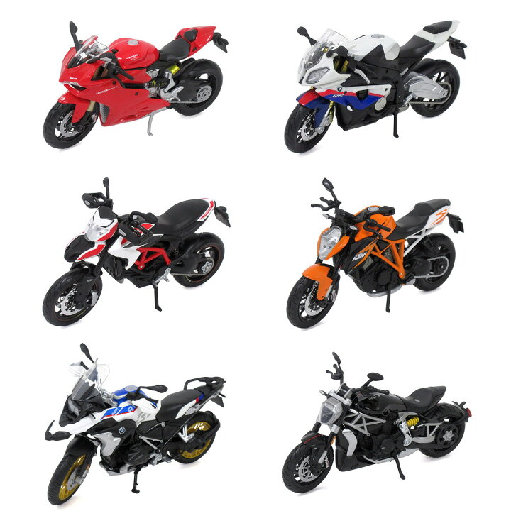 楽天市場】Maisto 1/12 ミニチュア オートバイ EURO モーターサイクル 