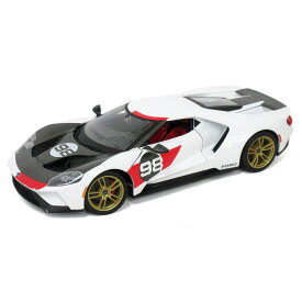 【楽天スーパーSALE・10%OFF】【P5倍】Maisto 1/18 フォードGT 2021 ヘリテージ エディション ホワイト マイスト ミニカー 誕生日 クリスマス プレゼント ギフト ラッピング可 200-121