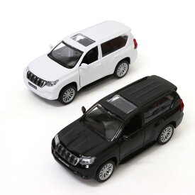 【楽天1位】 MSZ ダイキャスト プルバックミニカー 1/42 トヨタ ランドクルーザープラド 2色セット 201-831