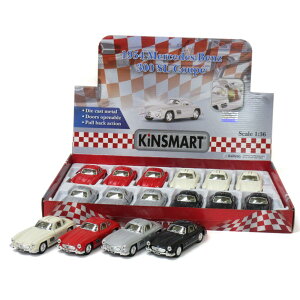 KiNSMART �L���X�}�[�g �v���o�b�N�~�j�J�[ 1/36 �����Z�f�X�x���c 300SL 4�F�A�\�[�g 12����BOX �a���� �N���X�}�X �v���[���g �M�t�g ���b�s���O�� 201-665
