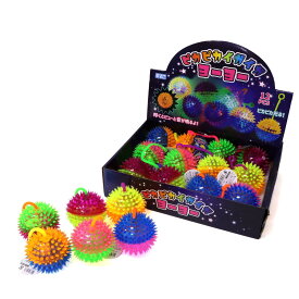 ピカピカイガイガヨーヨー 6色アソート 12個入りBOX 光る おもちゃ 縁日 お祭り 景品 206-762