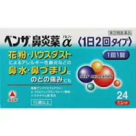 ベンザ鼻炎薬α　24錠【指定第2類医薬品】