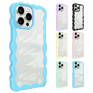 iPhone16 �P�[�X �N���A �ϏՌ� �w�ʓ����J�o�[ TPU + �v���X�`�b�N iPhone 16 Plus/16 Pro/16 Pro Max �J�o�[ ���� �w�ʓ��� �g�� ���� ������ �E�F�[�u �g�^ �Ȃ݂Ȃ� ���킢�� Apple �A�b�v�� �A�C�t�H��