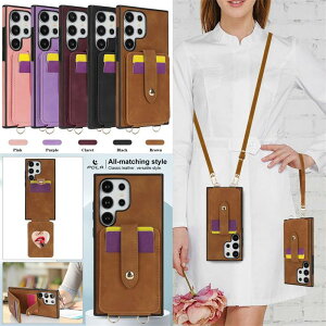 galaxy s24 ultra �P�[�X �V�����_�[�X�g���b�v �΂ߊ|�� galaxy s24 plus �P�[�X �J�[�h����t ���K���� �M�����N�V�[ �J���C�C �J���o�� �ϏՌ��P�[�X ���ɋ��� ��v ��������?�J���C�C �I�X�X�� �V