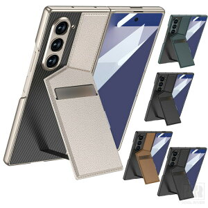 Galaxy Z Fold7 P[X Jo[ ܂肽݌^ PUU[ OʋKX wʃP[X n[hP[X J[h[ X^h@\ Vv Samsung TX MNV[ Z tH[h7 یP[X JC