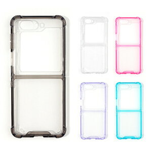 Galaxy Z Flip6 �P�[�X �N���A �J�o�[ �܂肽���݌^ �N���A �w�ʓ��� TPU+�v���X�`�b�N �X�g���b�v�� �p �ی� �R�[�i�[�o���p�[ �I�X�X�� �V���v��? Samsung �T���X�� �M�����N�V�[ Z �t���b�v6 �ی�