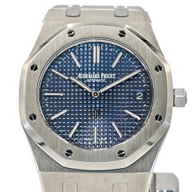 オーデマ・ピゲ (AUDEMARS PIGUET) ロイヤルオーク ジャンボ エクストラシン 40周年記念モデル 15202ST.OO.1240ST.01 〔ダークブルー文字盤〕 〔腕時計〕 〔メンズ〕 〔自動巻き〕 〔ギャラ・箱〕 【中古・美品】