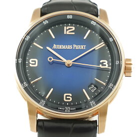 オーデマ・ピゲ (AUDEMARS PIGUET) CODE 11.59 バイ オーデマ ピゲ 15210OR.OO.A028CR.01 〔ブルー文字盤〕 〔腕時計〕 〔メンズ〕 〔自動巻き〕 〔ギャラ・箱〕 【中古・美品】