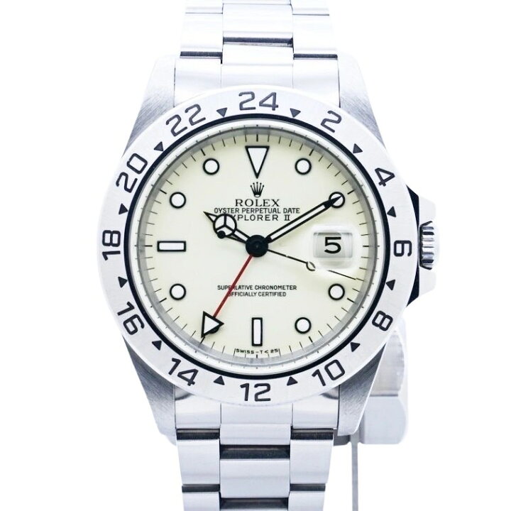 楽天市場】ロレックス （ROLEX） エクスプローラーII 16570 〔白文字版 